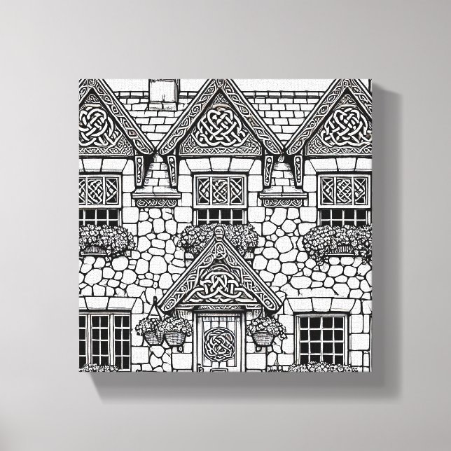 Terrace House #44 Canvas Print (Front)