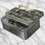 Terrace of a Cafe, Montmartre by Vincent van Gogh Jigsaw Puzzle<br><div class="desc">Terrace of a Café on Montmartre (La Guinguette) by Vincent van Gogh is a vintage fine art post impressionism architectural painting featuring an outdoor scene at a restaurant with customers dining and a waiter. About the artist: Vincent Willem van Gogh was a Post Impressionist painter whose work was most notable...</div>