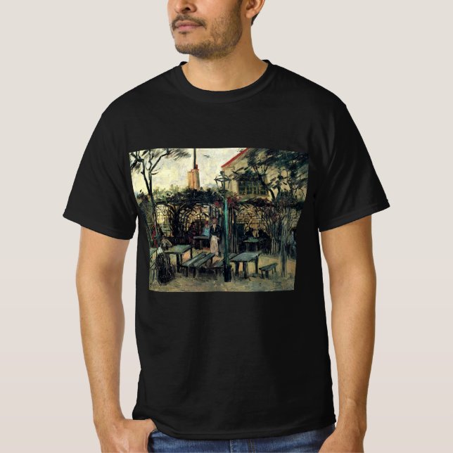 Terrace of a Cafe, Montmartre by Vincent van Gogh T-Shirt (Front)