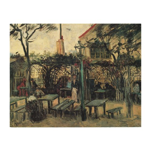 Terrace of a Cafe Montmartre by Vincent van Gogh Wood Wall Art