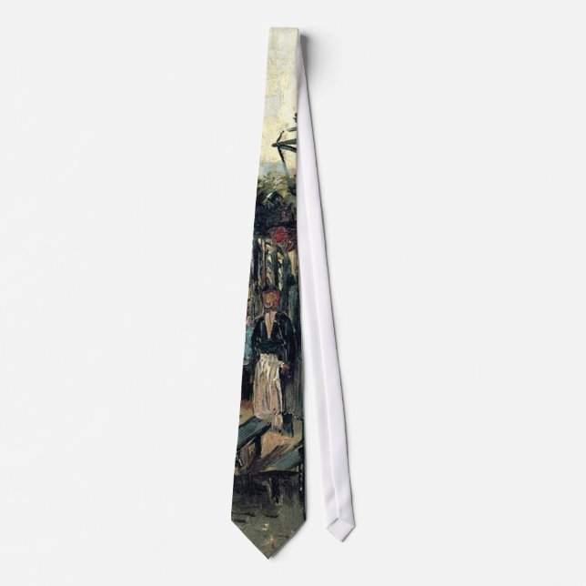 Terrace of a Cafe on Montmartre La Guinguette Tie (Front)