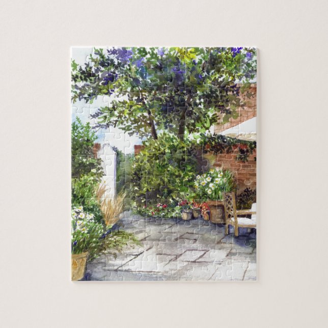 Terrace of The Manor House, York Jigsaw Puzzle (Vertical)