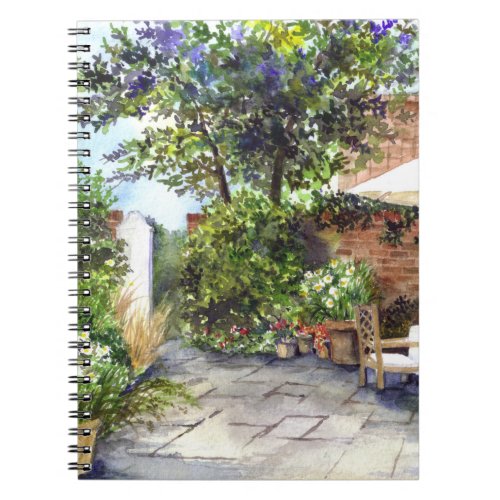 Terrace of The Manor House York Notebook