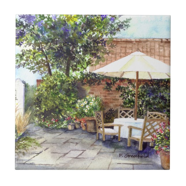 Terrace of The Manor House, York Tile (Front)