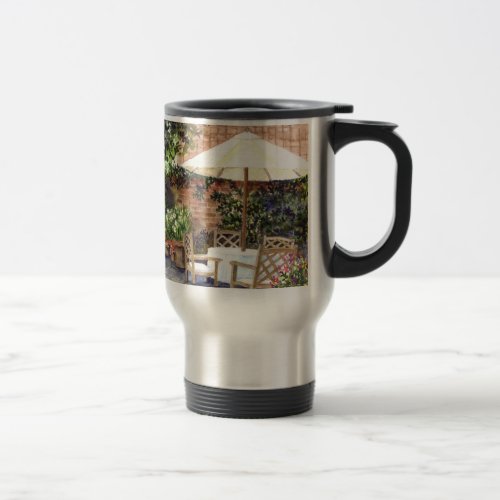 Terrace of The Manor House York Travel Mug