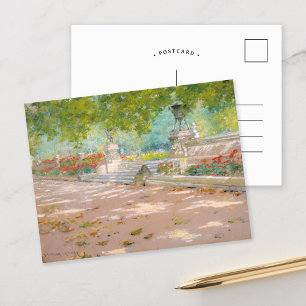 Terrace, Prospect Park William Merritt Chase Postcard