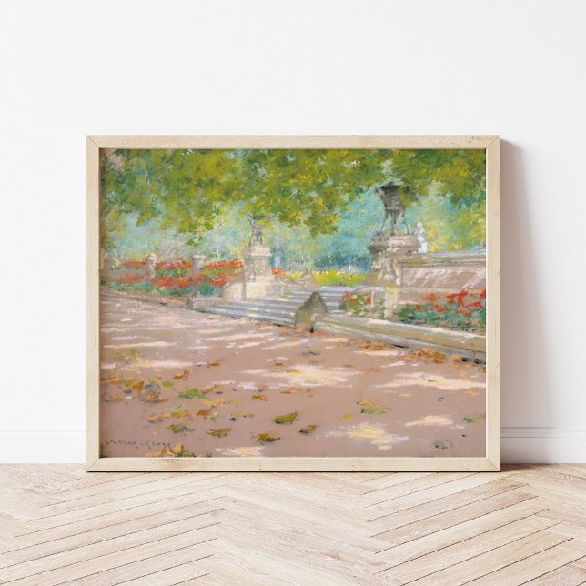 Terrace, Prospect Park | William Merritt Chase Poster (Creator Uploaded)