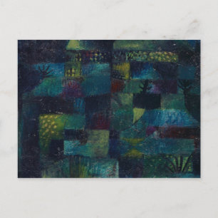 Terraced Garden, 1920 by Paul Klee Postcard