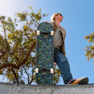 Terraced Garden: Klee's Modern Art Skateboard
