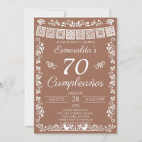 Terracotta 70 Cumpleaños Birthday Party