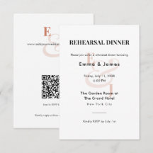 Terracotta Ampersand Wedding | Rehearsal Dinner 