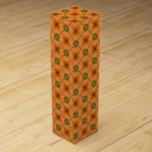 Terracotta and Green Tiles Wine Box