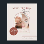 Terracotta Arch Beauty Business Promotional Flyer<br><div class="desc">Looking for the perfect promotional flyer to boost your beauty business sales this Mother's Day? Look no further than this stunning Terracotta Arch Beauty Business Promotional Flyer! With its eye-catching design and customizable text, this flyer is sure to grab the attention of potential customers and bring them through your door....</div>