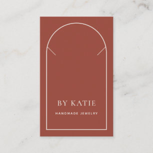 Terracotta Arch Business Necklace Display Card