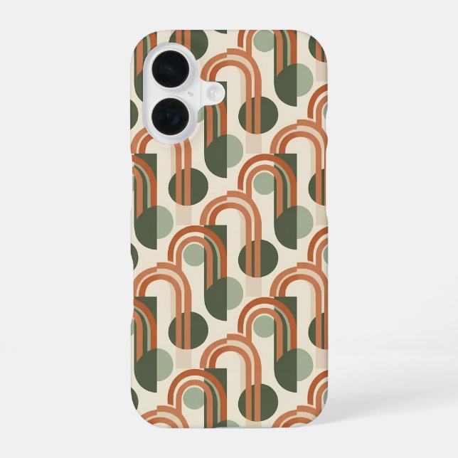 Terracotta Arch Pattern Phone Case (Back)