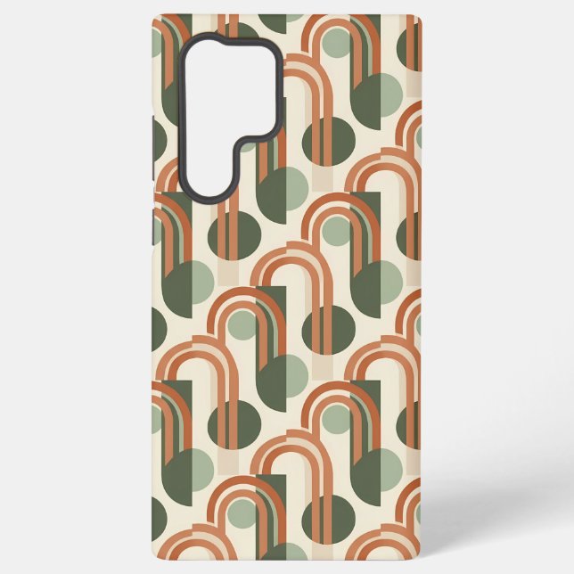 Terracotta Arch Pattern Phone Case (Back)