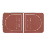 Terracotta Arch Wedding Beer Pong Table at Zazzle