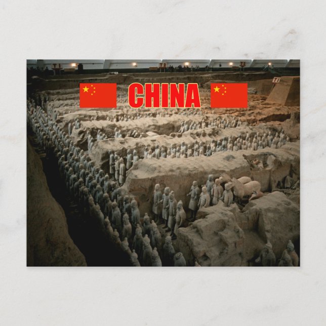 Terracotta Army China - Pro Photo Postcard (Front)