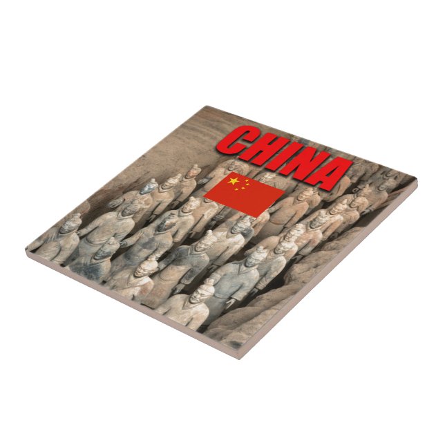 Terracotta Army China - Professional Photo Ceramic Tile (Side)