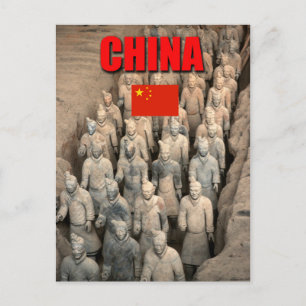 Terracotta Army China - Professional Photo Postcard