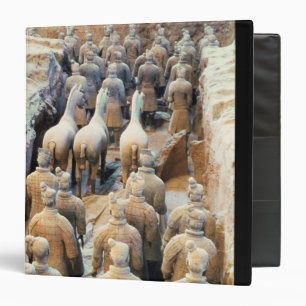Terracotta Army, Qin Dynasty, 210 BC 3 Ring Binder