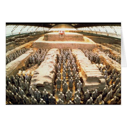 Terracotta Army, Qin Dynasty, 210 BC Cards (Front Horizontal)