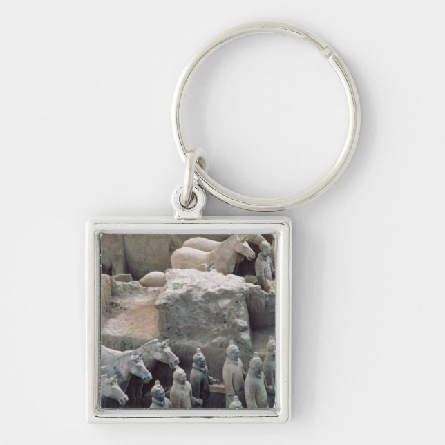 Terracotta Army, Qin Dynasty, 210 BC Keychain (Front)