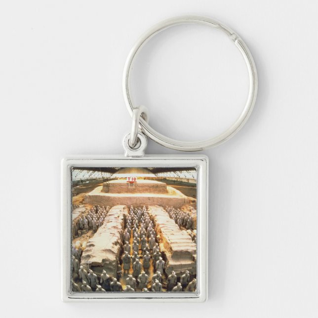 Terracotta Army, Qin Dynasty, 210 BC Keychain (Front)