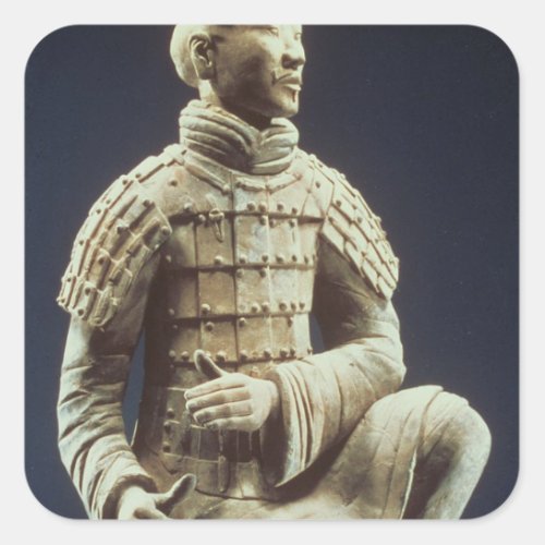 Terracotta Army Qin Dynasty 210 BC Square Sticker