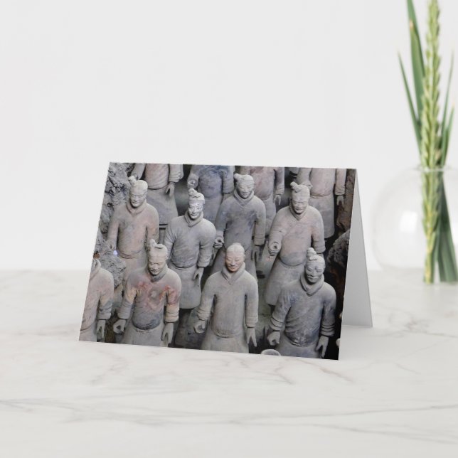Terracotta Army, Xi'an, China -  Card (Front)
