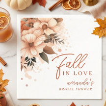 Terracotta Autumn Floral Fall in Love Bridal