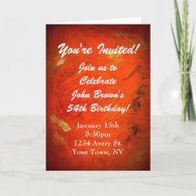Terracotta Birthday Invitation Instant Download
