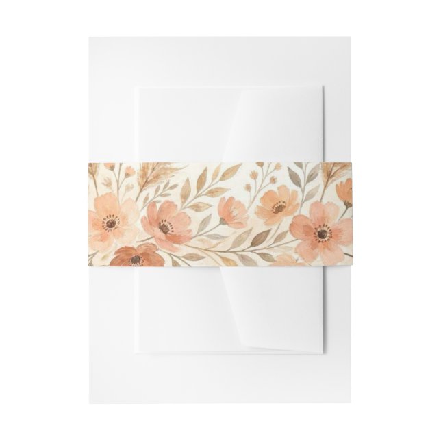 Terracotta Bloom Belly Band (Front Example)