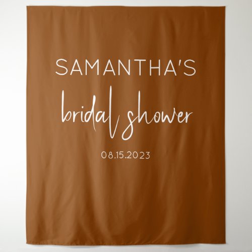 Terracotta Boho Bridal Shower Backdrop