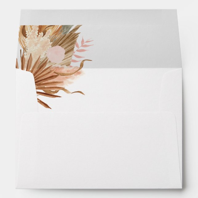 Terracotta boho Envelope (Back (Bottom))