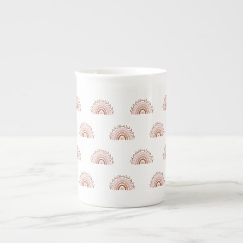 Terracotta Boho Rainbow Dusty Pink  Mug