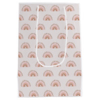 Terracotta Boho Rainbow, Dusty Pink Wrapping Paper