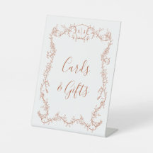 Terracotta Botanical Wedding Cards and Gifts