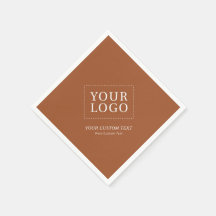 Terracotta Branded Custom Business Logo Promotion