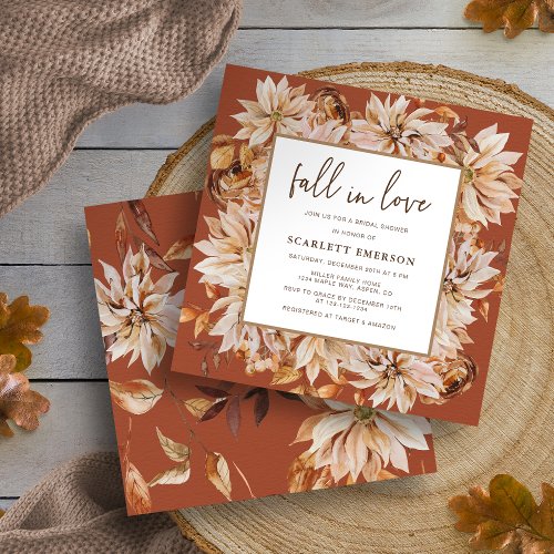 Terracotta Bridal Shower Invitation