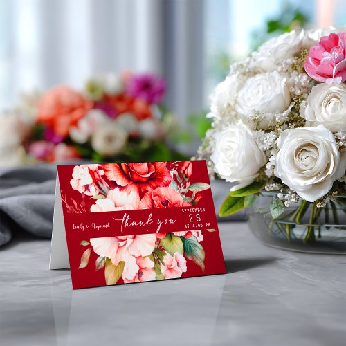 Terracotta Burgundy Blush Floral Wedding 