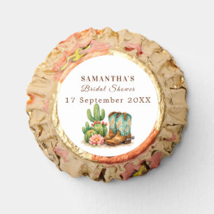 Terracotta Cactus Arizona Cowgirl Bridal Shower Reese's Peanut Butter Cups