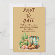 Terracotta Cactus Desert Arizona Cowboy Wedding