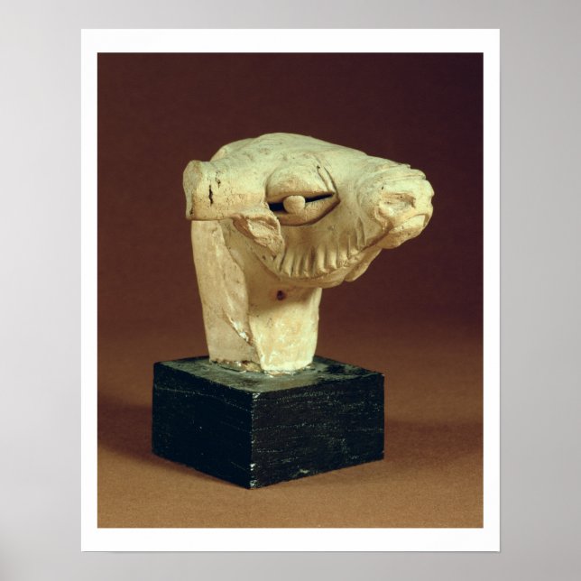 Terracotta camel head, Mohenjodaro, 2300-1750 BC Poster (Front)