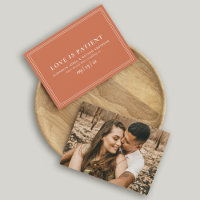 Terracotta Change of Date Wedding Postponement