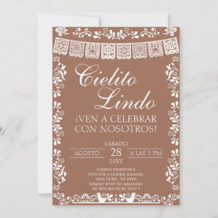 Terracotta Cielito Lindo Mexican Fiesta Invitation