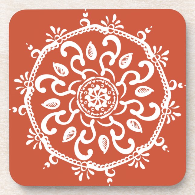 Terracotta Coaster (Front)