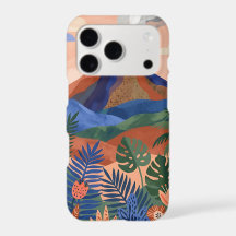 Terracotta Cobalt Volcano Smartphone Case