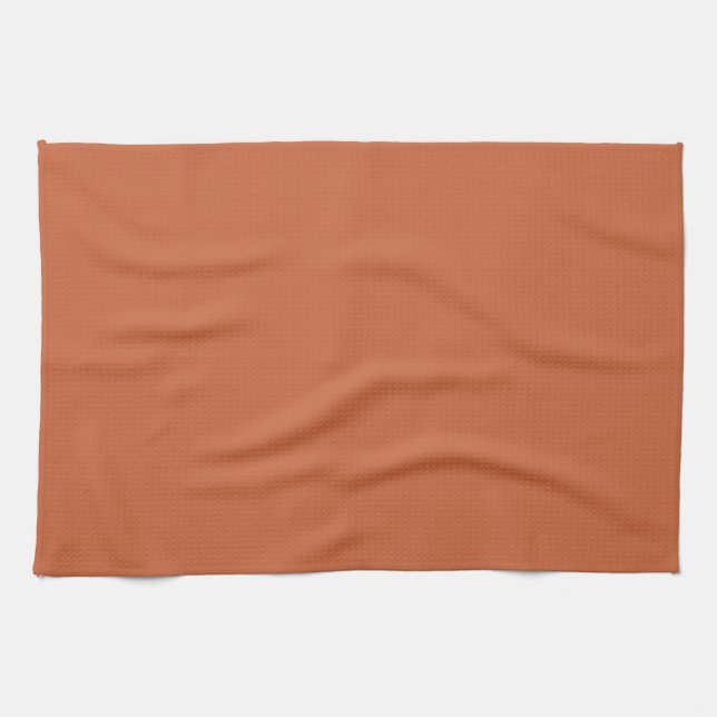  Terracotta  color  -blank  Kitchen Towel (Horizontal)