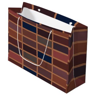 Terracotta Colorful Stripes Modern Birthday